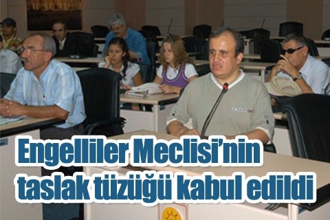Engelliler Meclisi’nin taslak tüzüğü kabul edildi