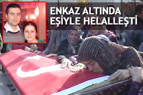 ENKAZ ALTINDA EŞİYLE HELALLEŞTİ