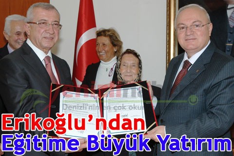 Erikoğlu’ndan Eğitime Büyük Yatırım