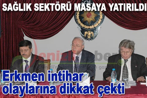 Erkmen intihar olaylarına dikkat çekti