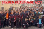 ERKMEN KÜTÜPHANE AÇTI