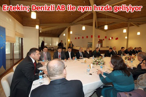 Ertekin; Denizli AB ile aynı hızda gelişiyor