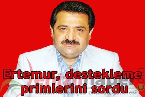 Ertemur, destekleme primlerini sordu