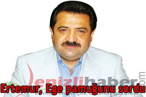 Ertemur, Ege pamuğunu sordu