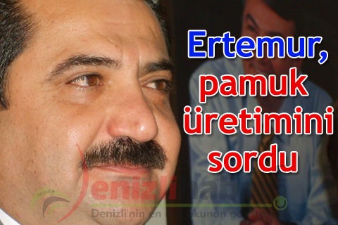 Ertemur, pamuk üretimini sordu
