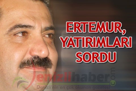 Ertemur, yatırımları sordu