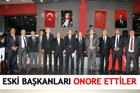 ESKİ BAŞKANLARI ONORE ETTİLER