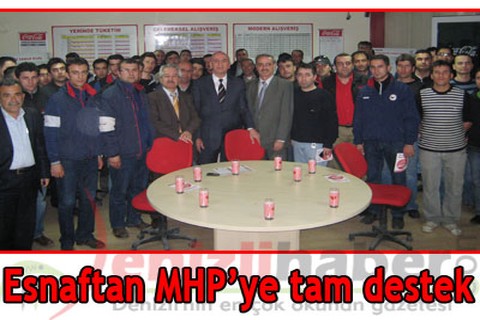 Esnaftan MHP’ye tam destek