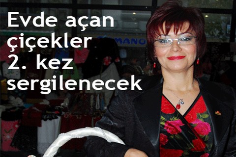 Evde açan çiçekler 2. kez sergilenecek
