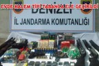 EVDE KALEM TİPİ TABANCA ELE GEÇİRİLDİ