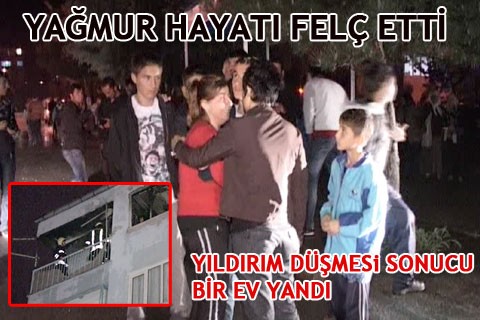 EVE YILDIRIM DÜŞTÜ