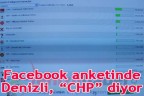 Facebook’da Denizli, ‘CHP’ diyor