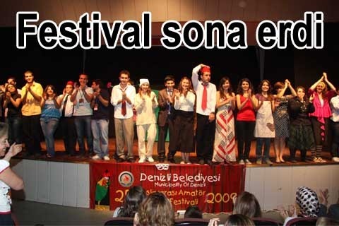 Festival sona erdi