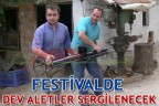 Festivalde dev aletler sergilenecek