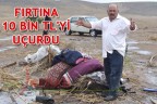 FIRTINA 10 BİN TL’Yİ UÇURDU