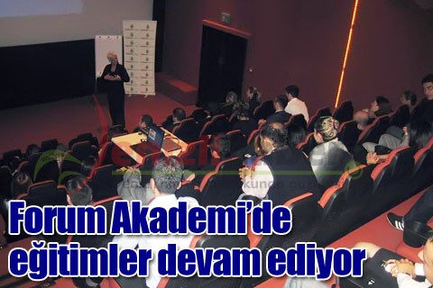 Forum Akademi’de eğitimler devam ediyor