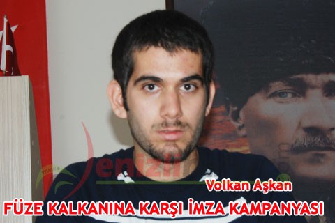FÜZE KALKANINA KARŞI İMZA KAMPANYASI