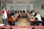 GAZETECİLER, İLK YARDIM EĞİTİMİ DERSİNDE
