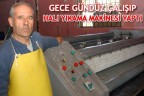 GECE GÜNDÜZ ÇALIŞIP HALI YIKAMA MAKİNESİ YAPTI
