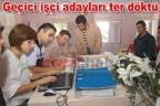 Geçici işçi adayları ter döktü
