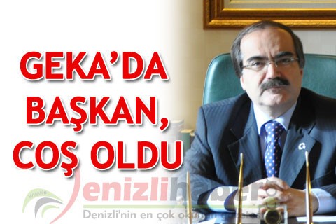 GEKA’da başkan, Coş oldu