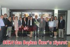 GEKA’dan Başkan Özer’e ziyaret