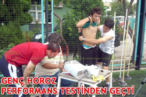 GENÇ HOROZ PERFORMANS TESTİNDEN GEÇTİ