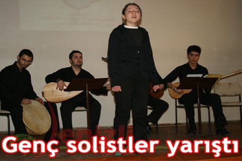 Genç solistler yarıştı