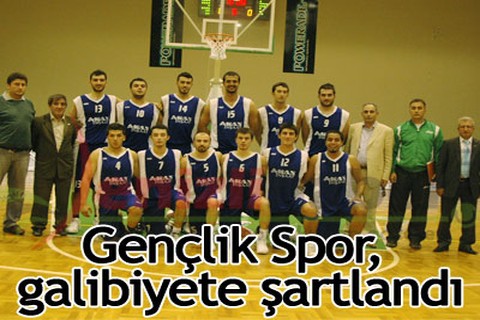 Gençlik Spor, galibiyete şartlandı