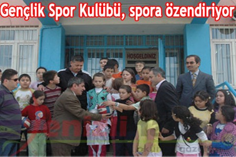 Gençlik Spor Kulübü, spora özendiriyor