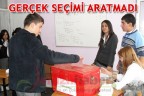 GERÇEK SEÇİMİ ARATMADI