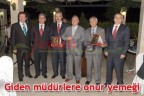 Giden müdürlere onur yemeği