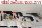 GİZLİ MAĞDUR YAKALATTI