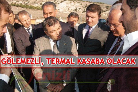 Gölemezli, termal kasaba olacak