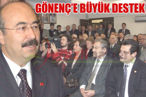 Gönenç’e büyük destek