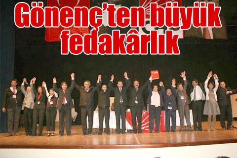 Gönenç’ten büyük fedakârlık