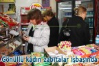 Gönüllü kadın zabıtalar işbaşında