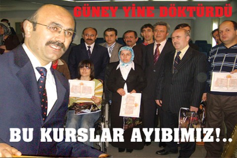 Güney yine döktürdü