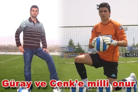 Güray ve Cenk’e milli onur