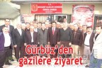 Gürbüz’den gazilere ziyaret