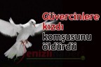 Güvercinlere kızdı komşusunu öldürdü