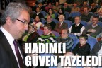 Hadımlı güven tazeledi