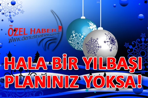 Hala bir yılbaşı programınız yoksa?