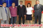 Halkbank Çınar Şubesi yenilendi