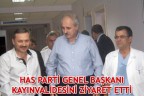 HAS PARTİ GENEL BAŞKANI KAYINVALİDESİNİ ZİYARET ETTİ