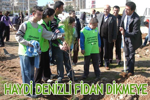 HAYDİ DENİZLİ FİDAN DİKMEYE