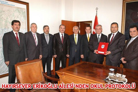 HAYIRSEVER ERİKOĞLU AİLESİ’NDEN OKUL PROTOKOLÜ