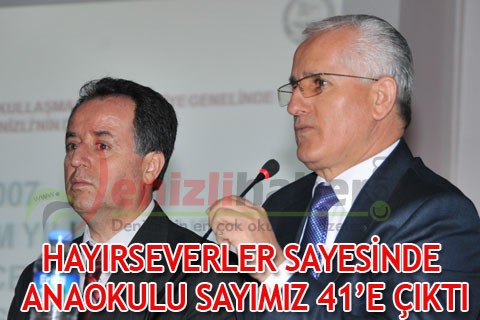 HAYIRSEVERLER SAYESİNDE ANAOKULU SAYIMIZ 41’E ÇIKTI