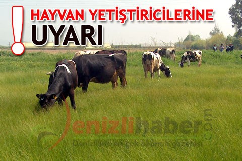 HAYVAN YETİŞTİRİCİLERİNE UYARI!