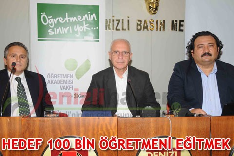 HEDEF 100 BİN ÖĞRETMENİ EĞİTMEK